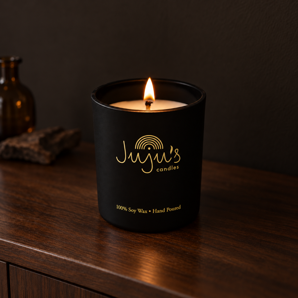 Tonka and Oud candle by Juju's Candles