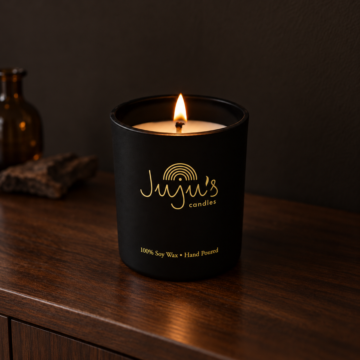 Tonka and Oud candle by Juju's Candles